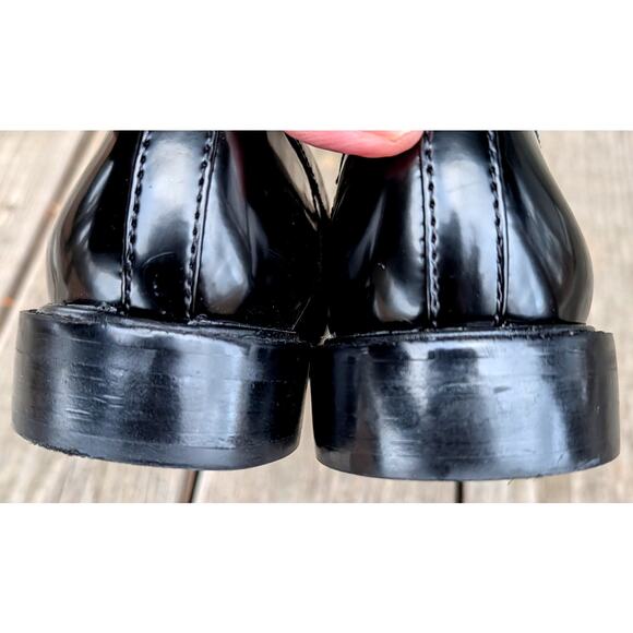 Sam Edelman Christy Slip On Loafer Patent Black Womens 9 Preppy Academia - Picture 8 of 10